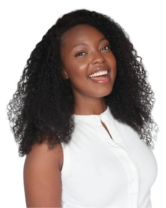 3C Kinky Curly Human Hair Clip-In