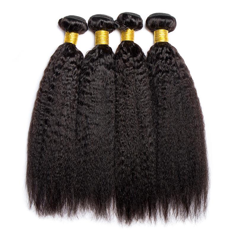 Kinky Straight Human Hair Bundles